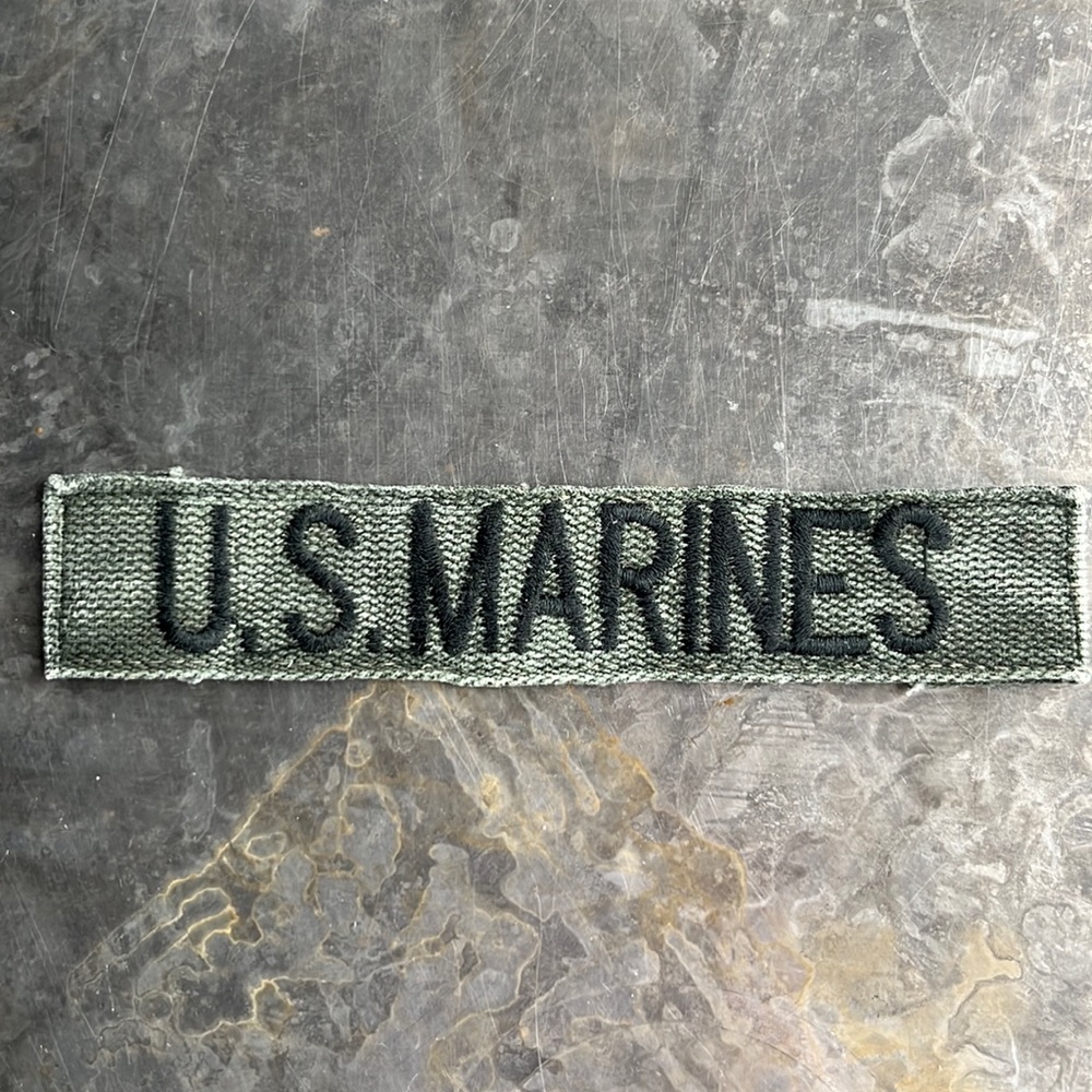 U.S. MARINES embroidered tape patch - Vintage